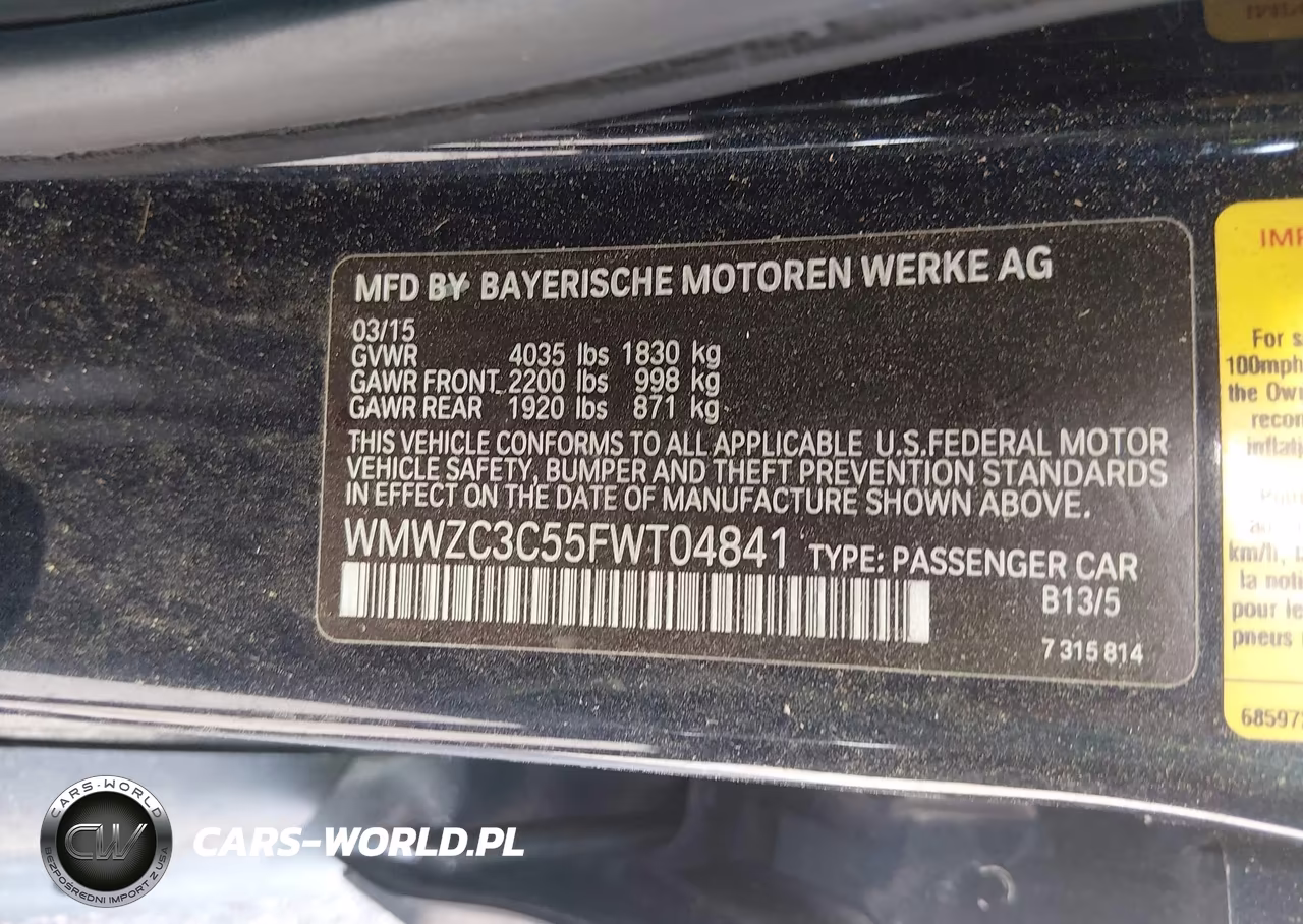 2015 Mini Countryman Cooper S VIN:WMWZC3C55FWT04841 - 9