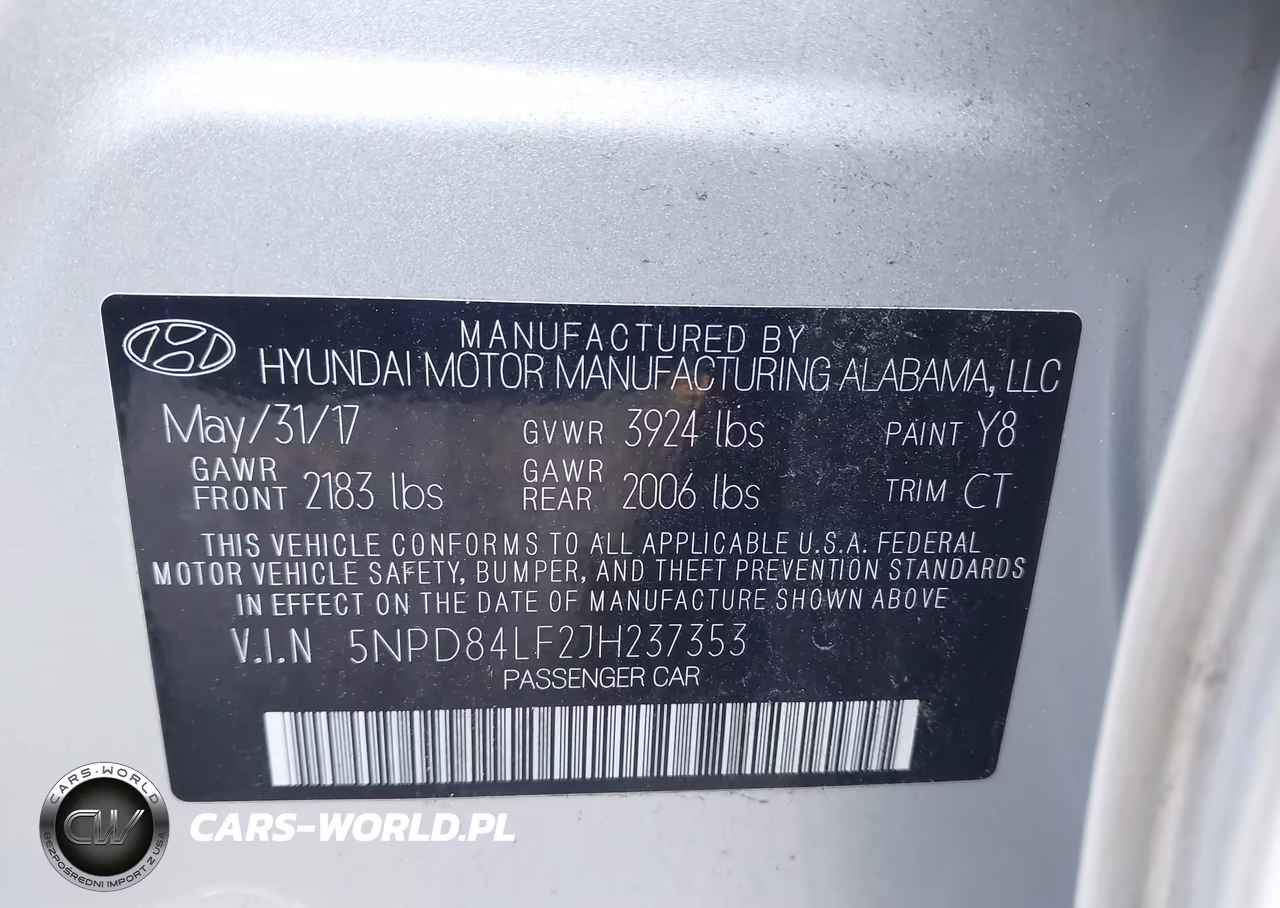 2018 Hyundai Elantra Sel VIN:5NPD84LF2JH237353 - 9