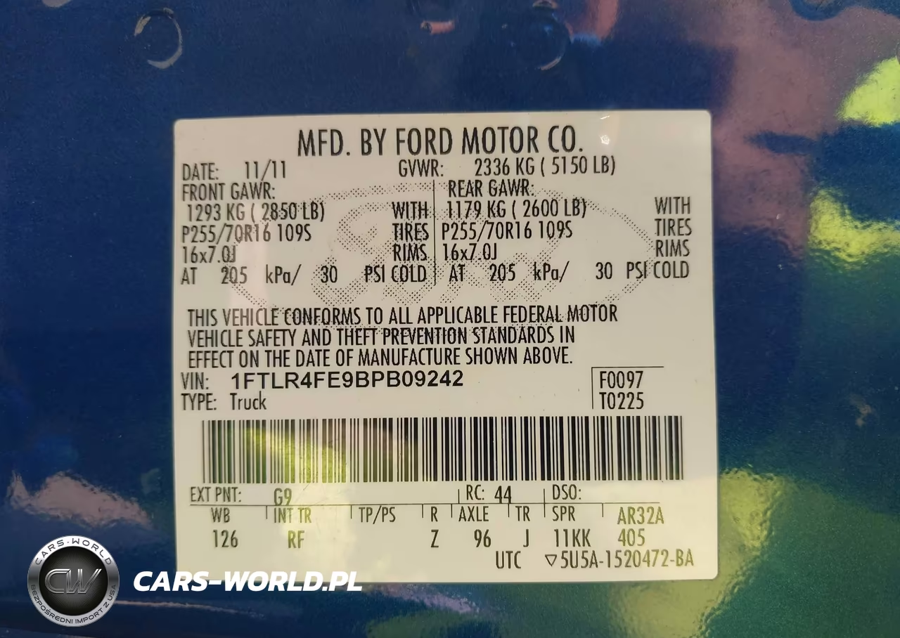 2011 Ford Ranger Xlt VIN:1FTLR4FE9BPB09242 - 9