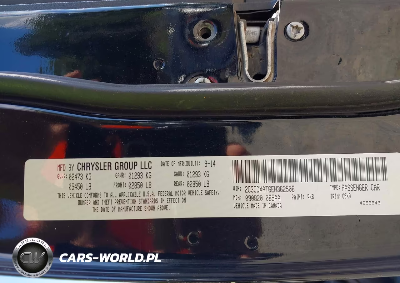 2014 Dodge Charger Police VIN:2C3CDXAT6EH362506 - 9