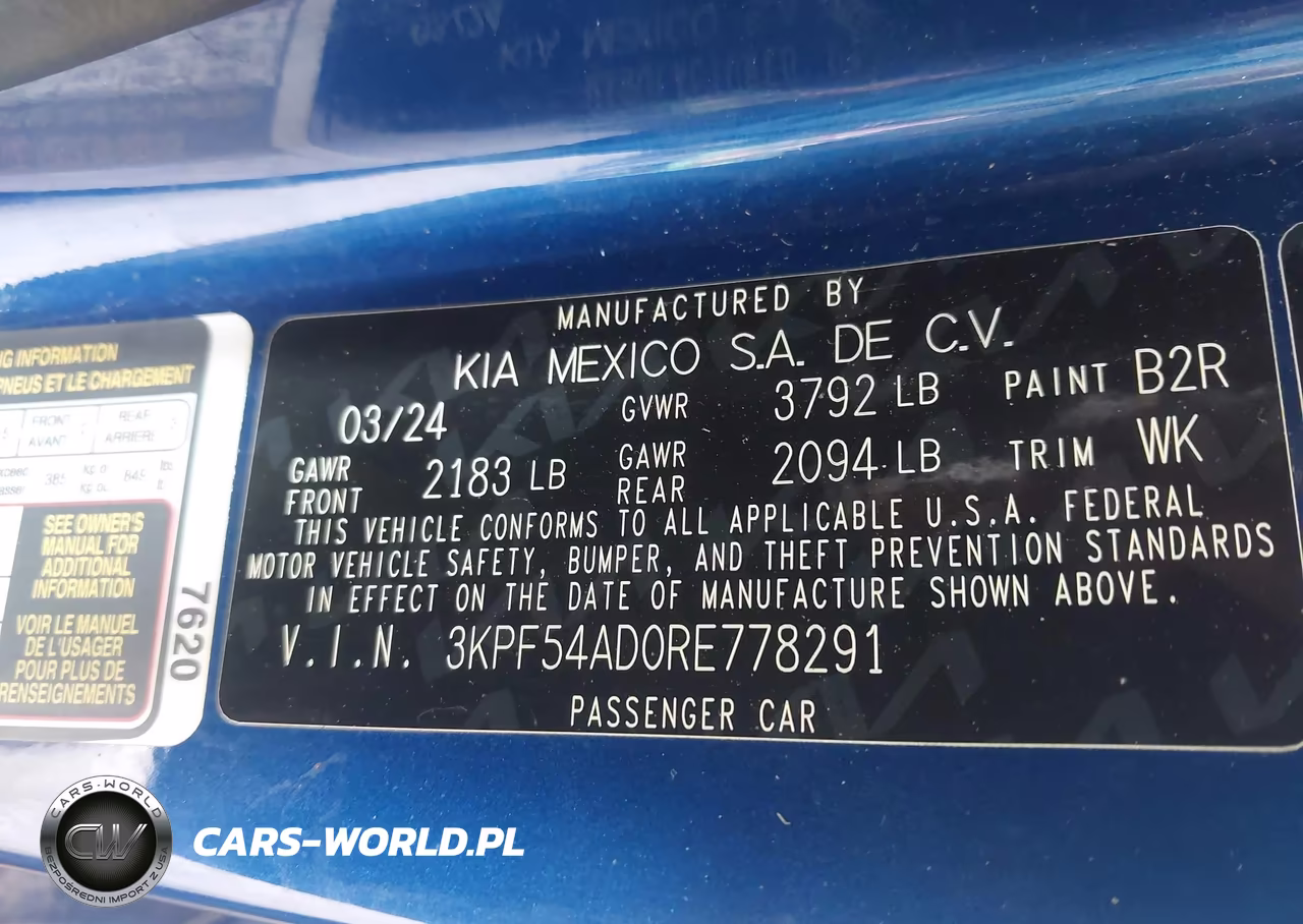 2024 Kia Forte Gt-Line VIN:3KPF54AD0RE778291 - 9