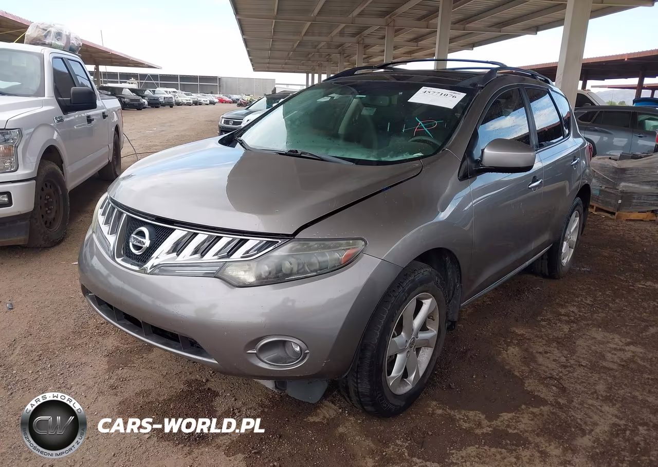 2009 Nissan Murano Sl VIN:JN8AZ18U39W106626 - 2
