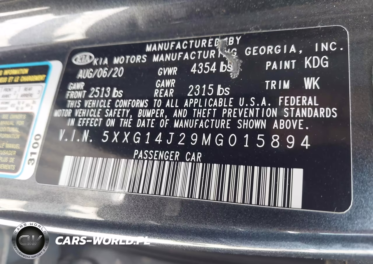 2021 Kia K5 Lxs VIN:5XXG14J29MG015894 - 9