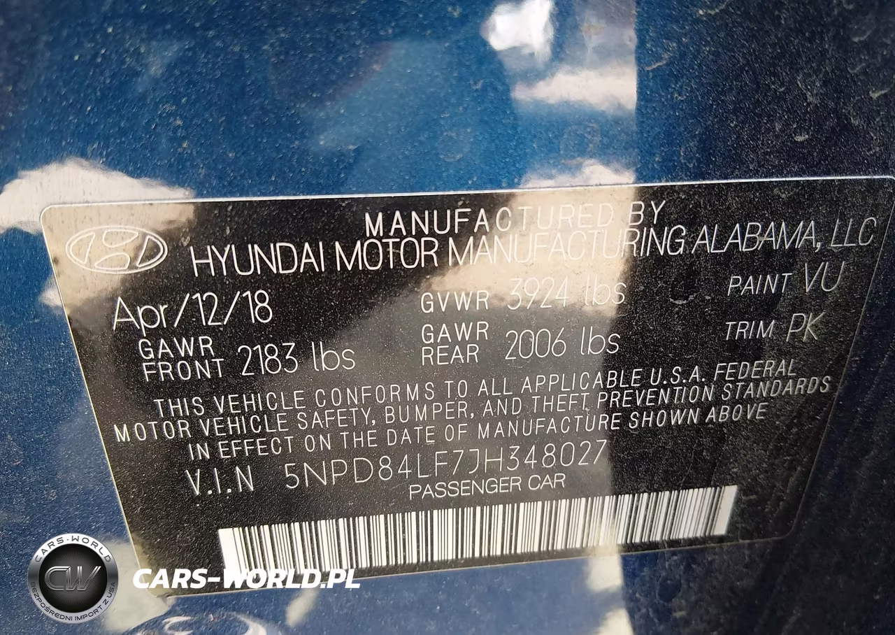 2018 Hyundai Elantra Sel VIN:5NPD84LF7JH348027 - 9