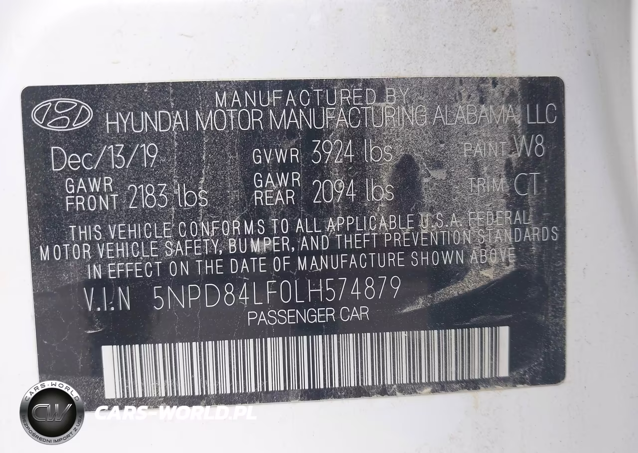 2020 Hyundai Elantra Sel VIN:5NPD84LF0LH574879 - 9