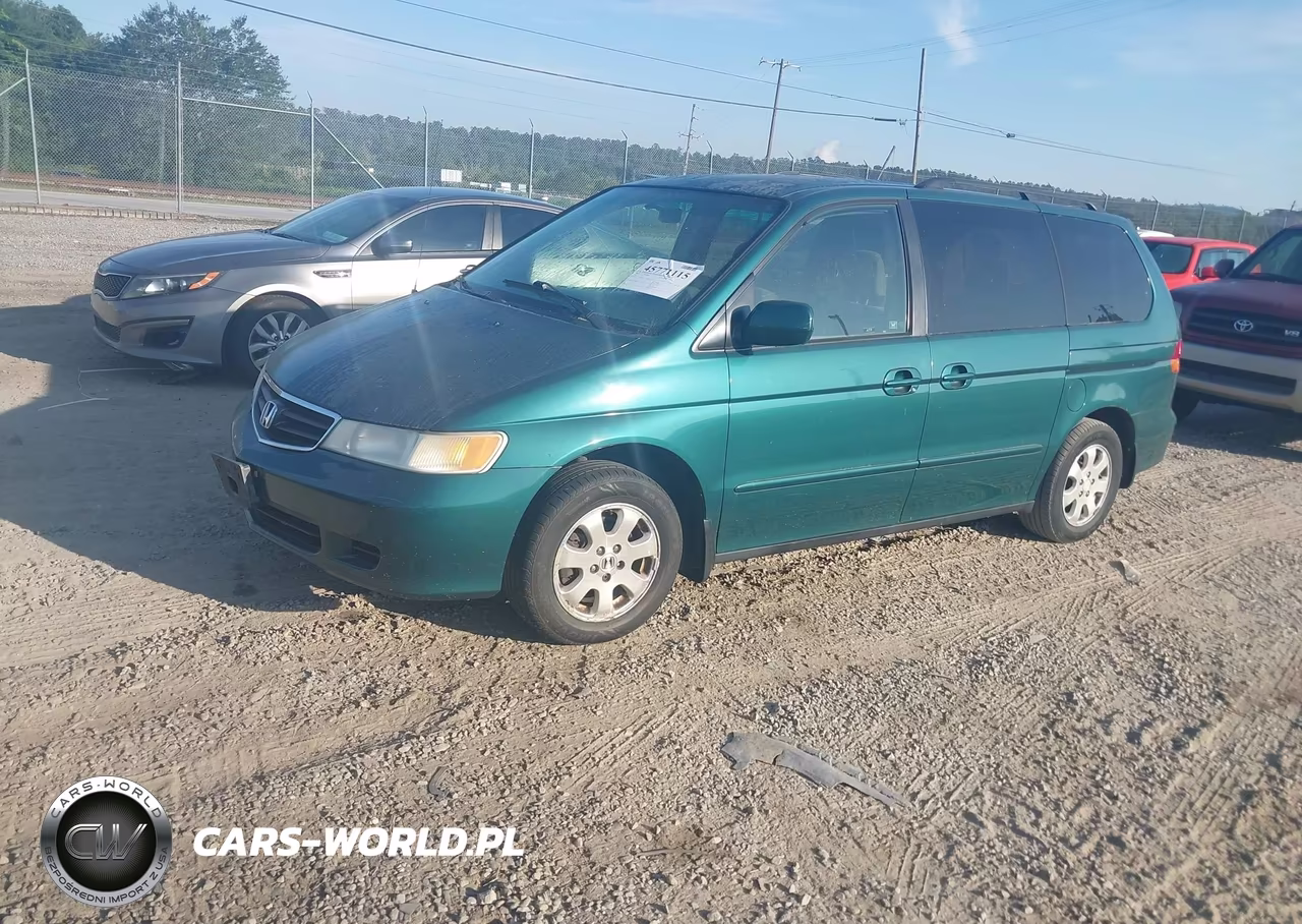 2002 Honda Odyssey VIN:2HKRL18602H558126 - 2