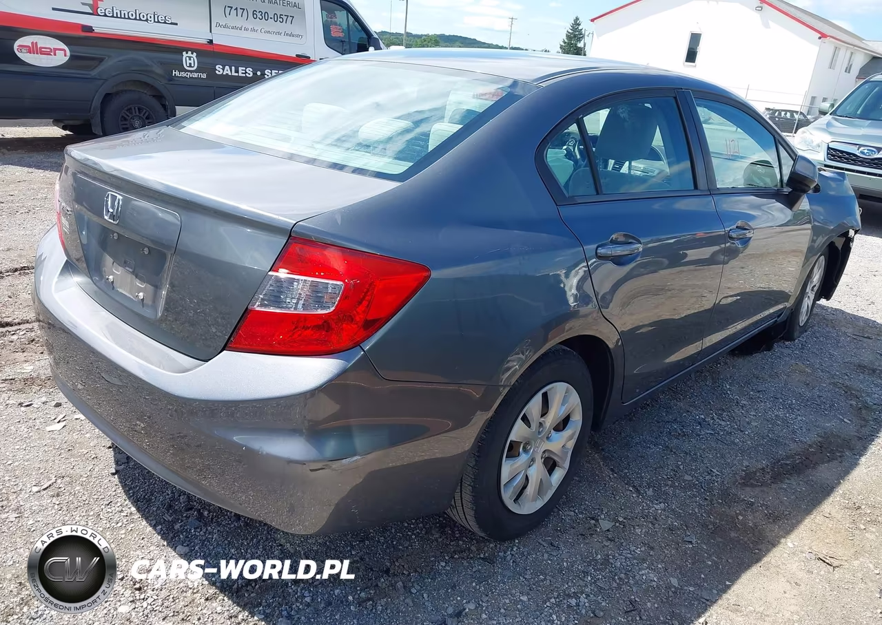 2012 Honda Civic Lx VIN:19XFB2F53CE085480 - 4