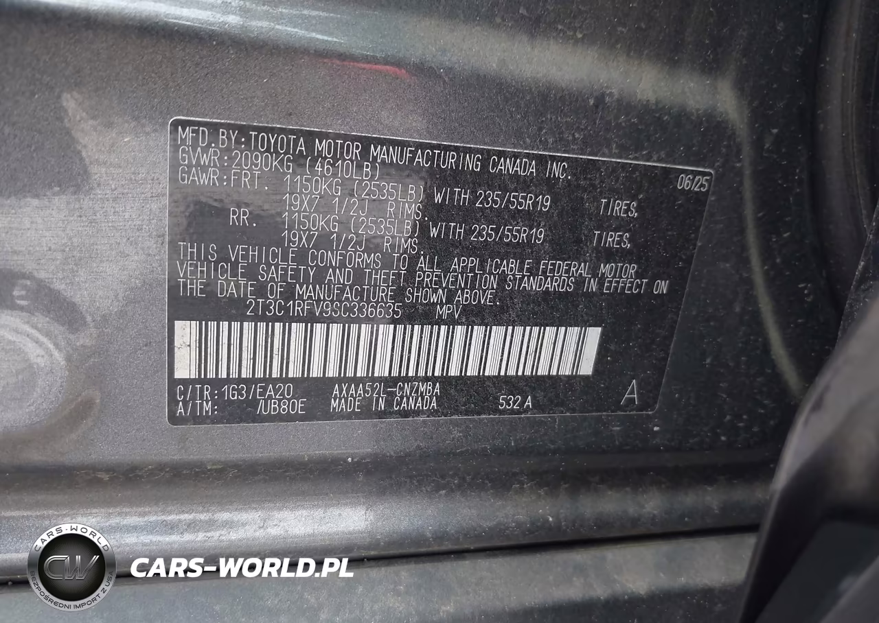 2025 Toyota Rav4 Xle Premium VIN:2T3C1RFV9SC336635 - 9