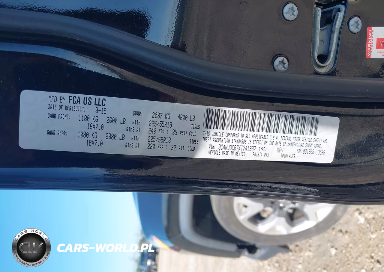 2019 Jeep Compass Limited 4X4 VIN:3C4NJDCB7KT741937 - 9