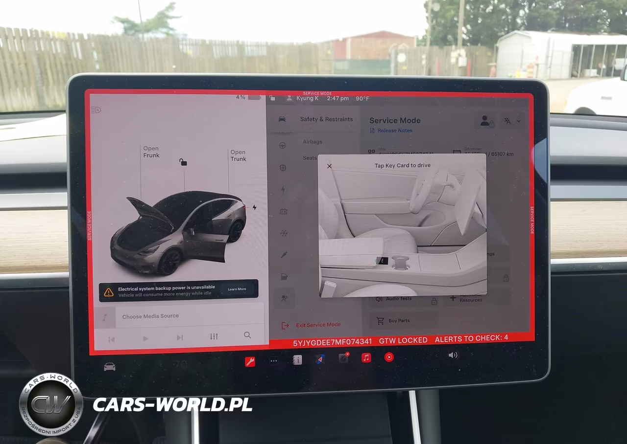 2021 Tesla Model Y Long Range Dual Motor All-Wheel Drive VIN:5YJYGDEE7MF074341 - 19