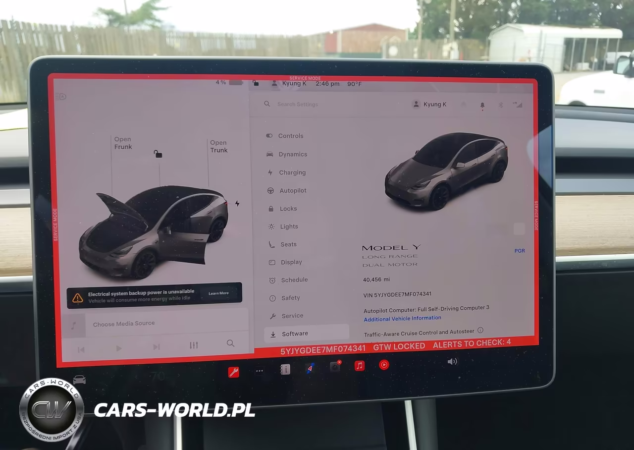 2021 Tesla Model Y Long Range Dual Motor All-Wheel Drive VIN:5YJYGDEE7MF074341 - 7
