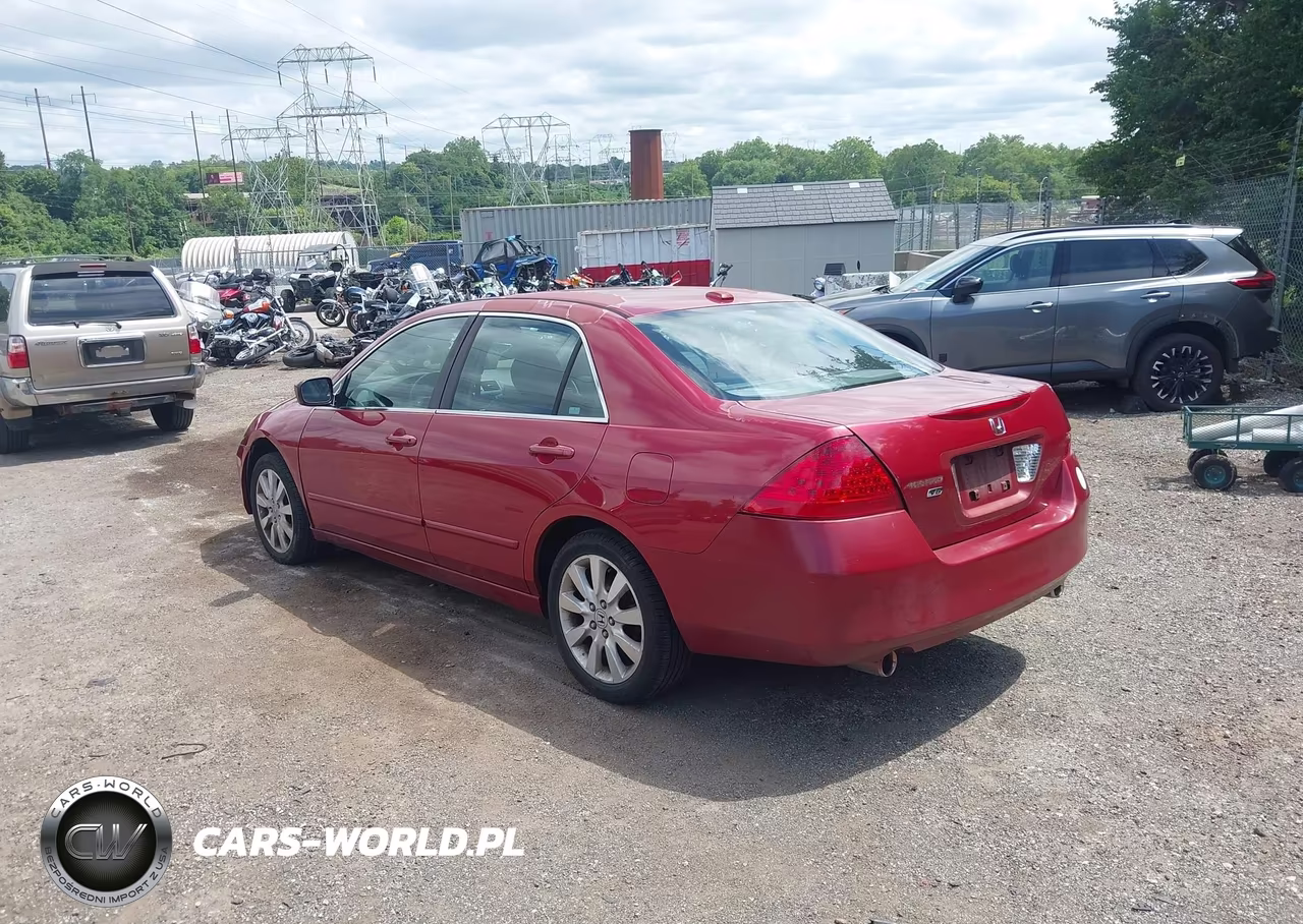 2007 Honda Accord 3.0 Ex VIN:1HGCM66527A024135 - 3