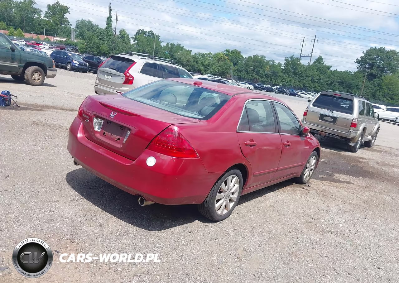 2007 Honda Accord 3.0 Ex VIN:1HGCM66527A024135 - 4