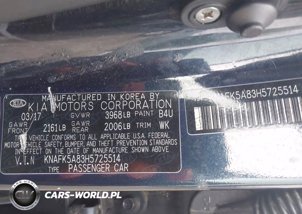 2017 Kia Forte Lx VIN:KNAFK5A83H5725514 - 9
