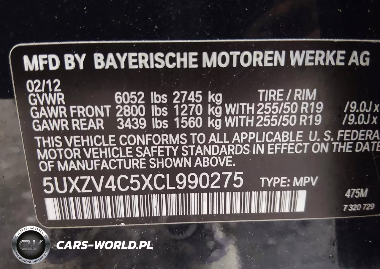 2012 BMW X5 xDrive35I-xDrive35I Premium-xDrive35I Sport Activity VIN:5UXZV4C5XCL990275 - 9