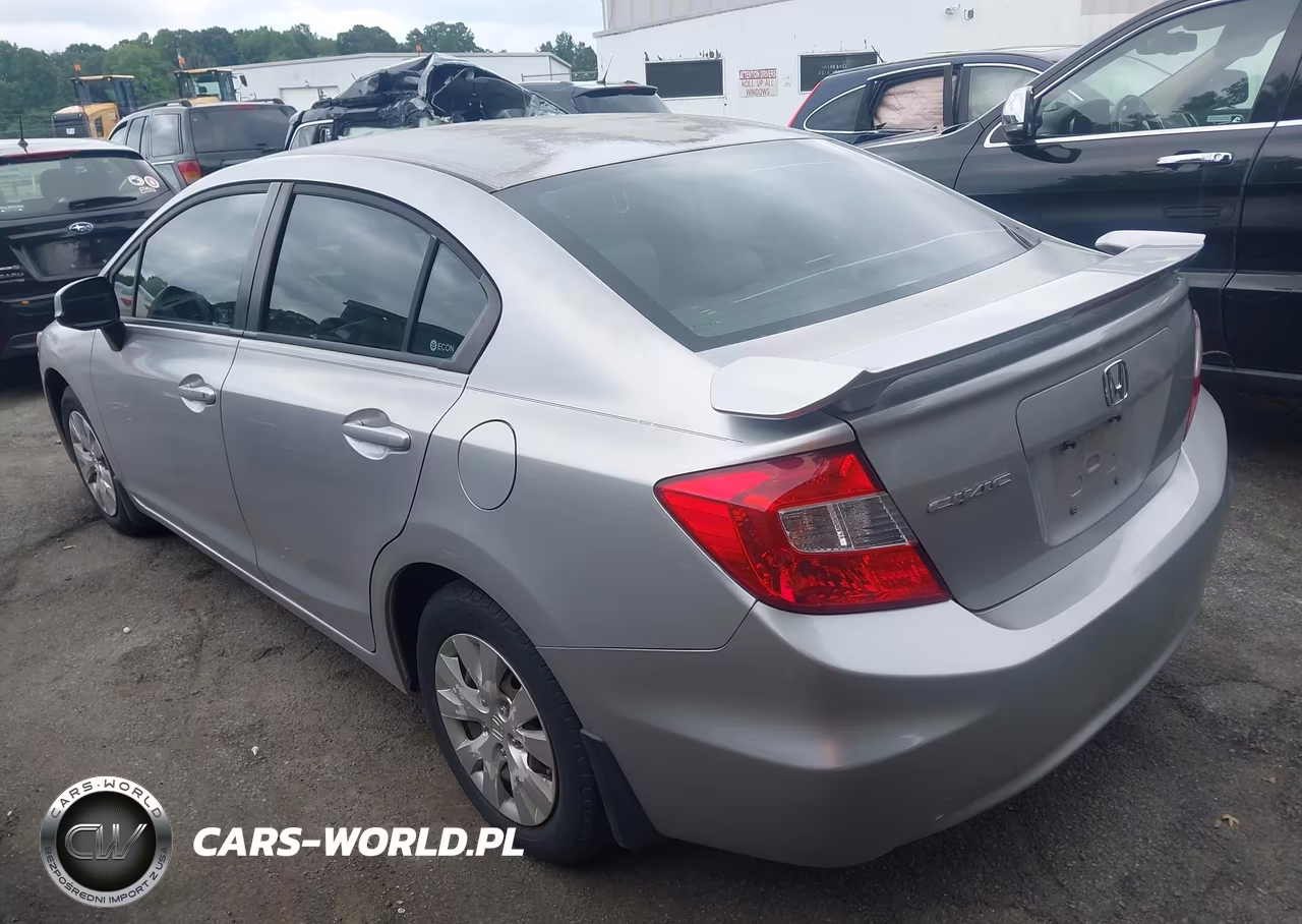 2012 Honda Civic Lx VIN:2HGFB2F5XCH301315 - 3