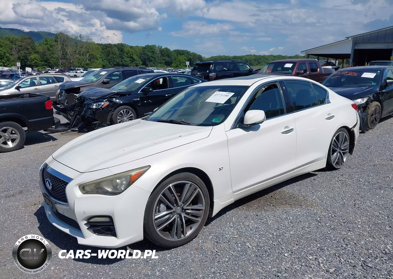 2014 Infiniti Q50 Sport VIN:JN1BV7AR8EM688090 - 2