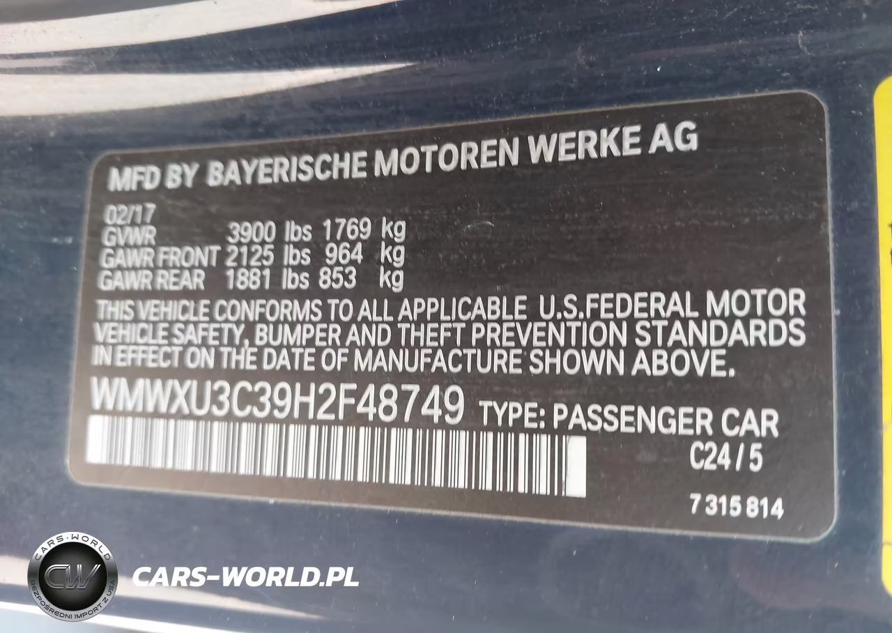 2017 Mini Hardtop Cooper S VIN:WMWXU3C39H2F48749 - 9