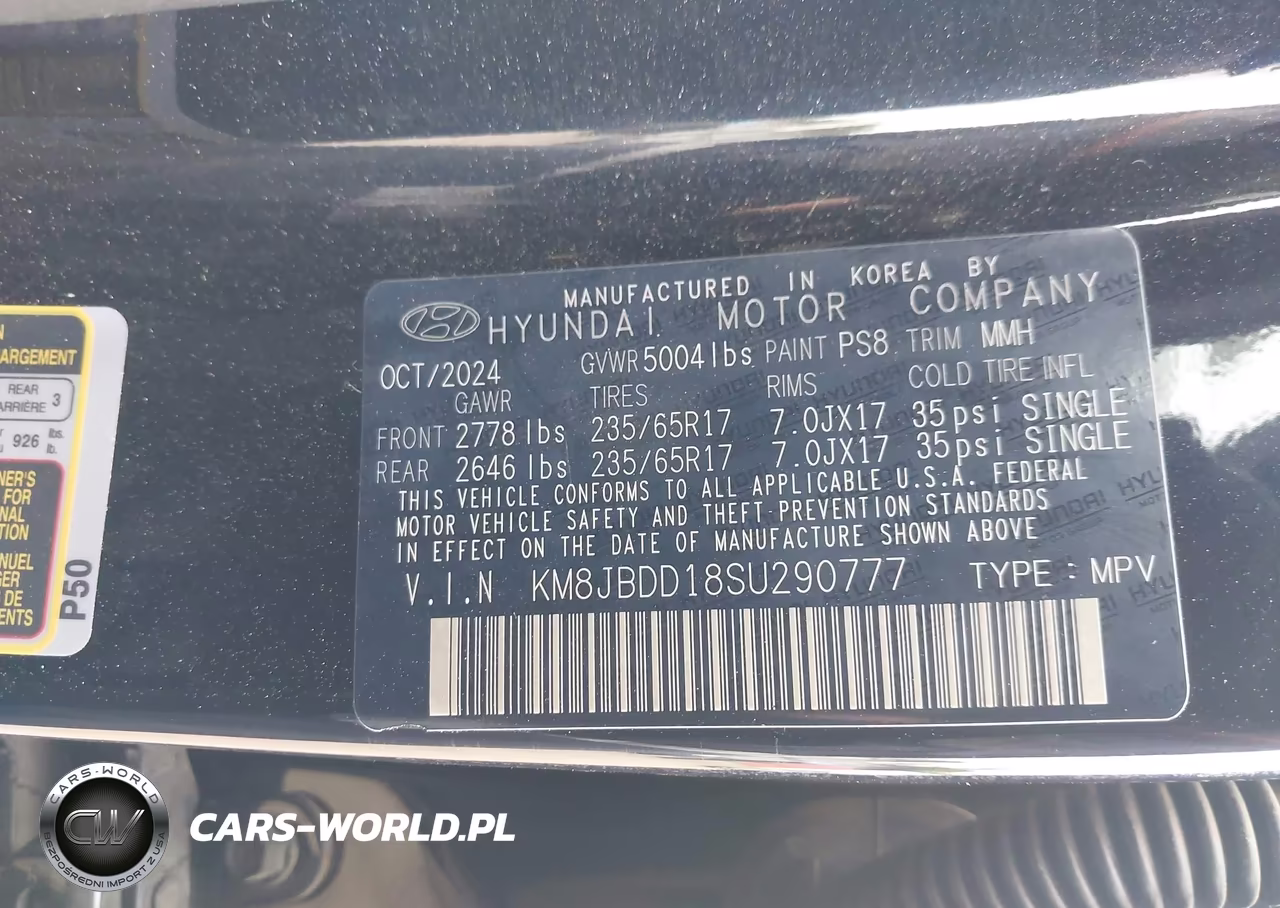 2025 Hyundai Tucson Hybrid Blue VIN:KM8JBDD18SU290777 - 9