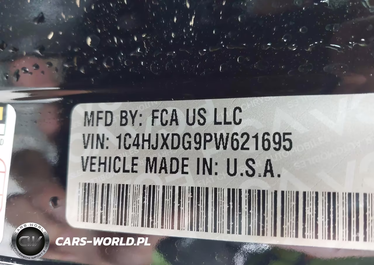 2023 Jeep Wrangler 4-Door Sport 4X4 VIN:1C4HJXDG9PW621695 - 9