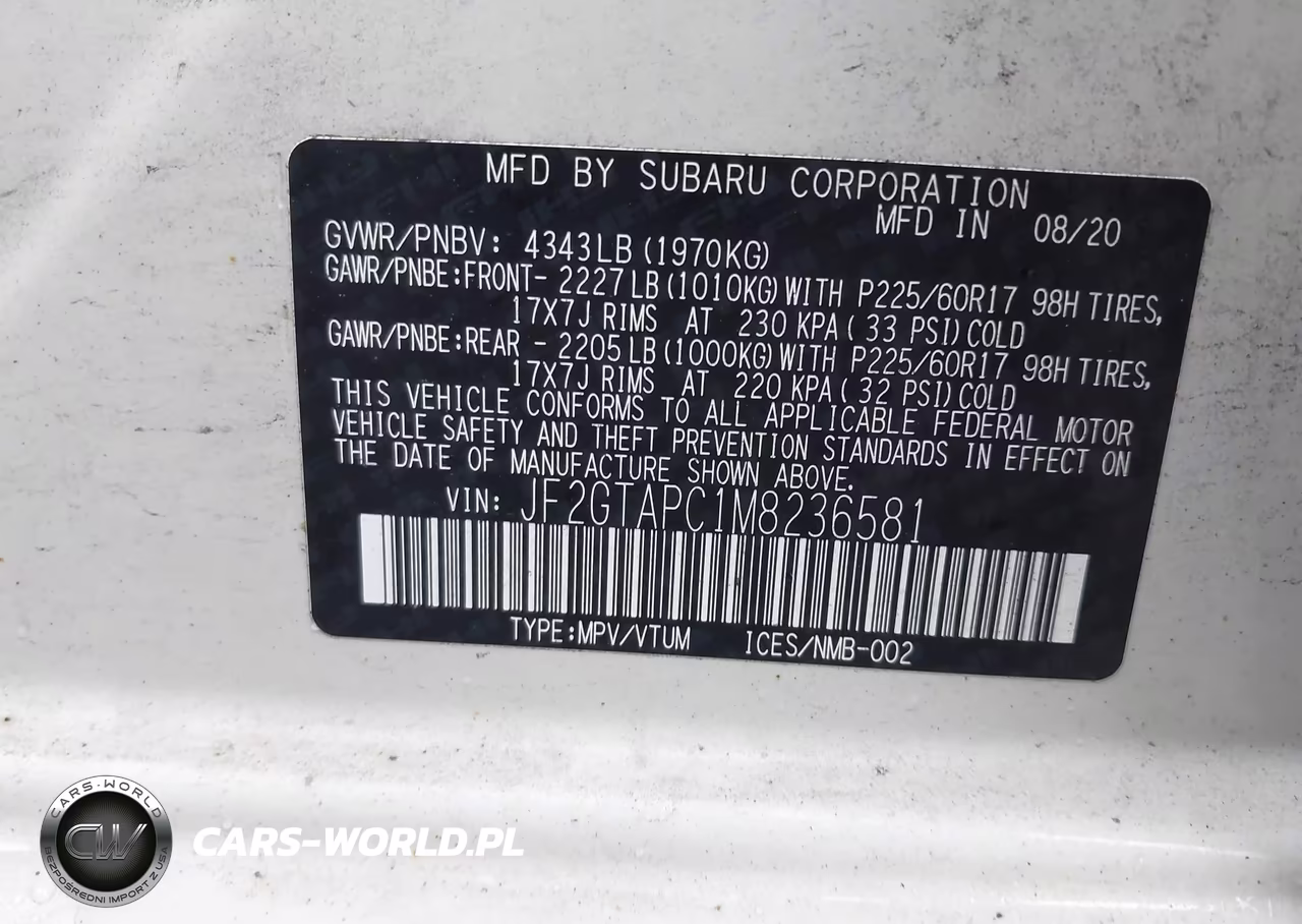 2021 Subaru Crosstrek Premium VIN:JF2GTAPC1M8236581 - 9