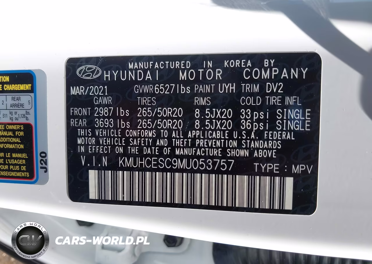 2021 Genesis Gv80 3.5T Awd Advanced VIN:KMUHCESC9MU053757 - 9