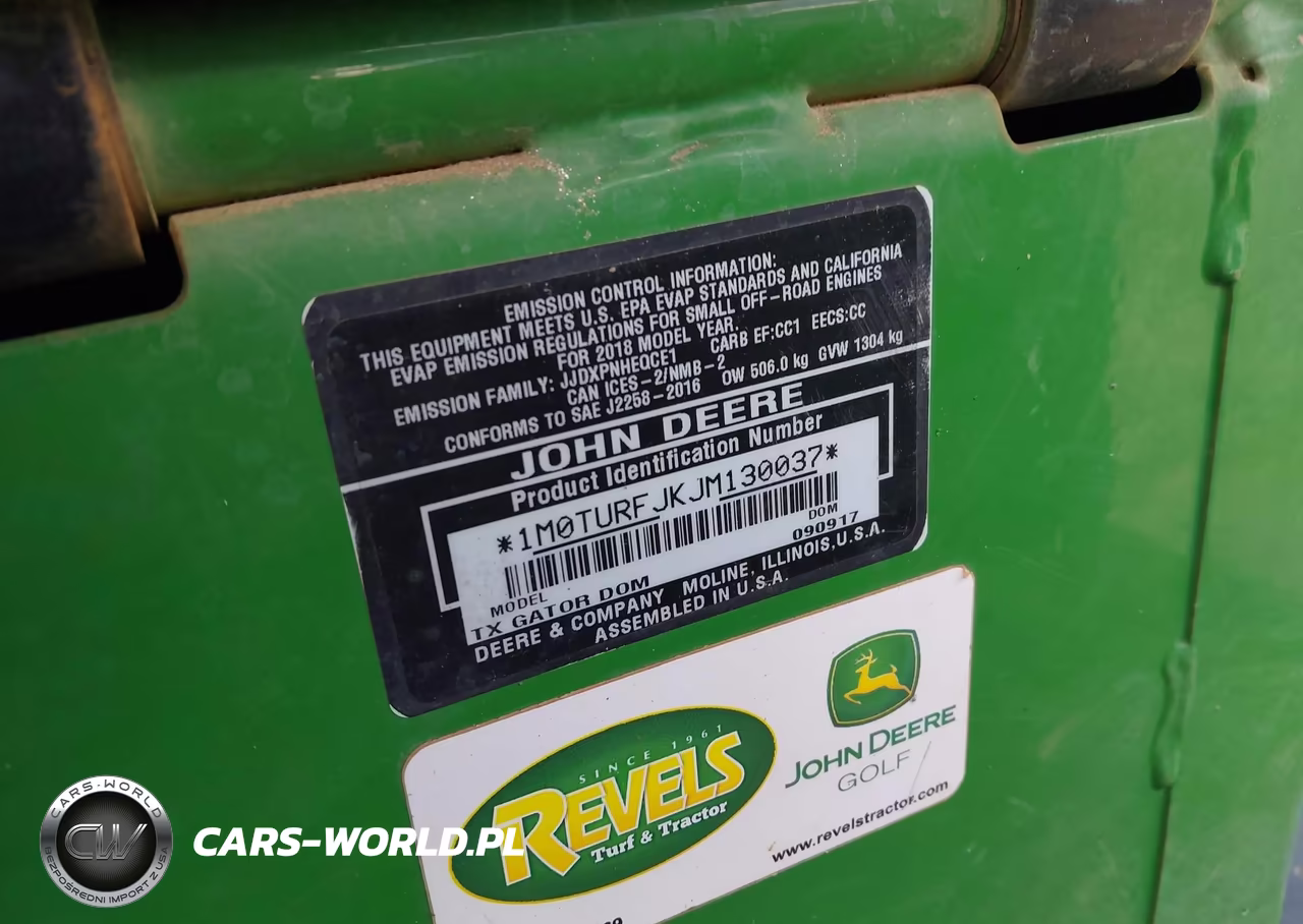 2017 John Deere Other VIN:1M0TURFJHJM130037 - 9