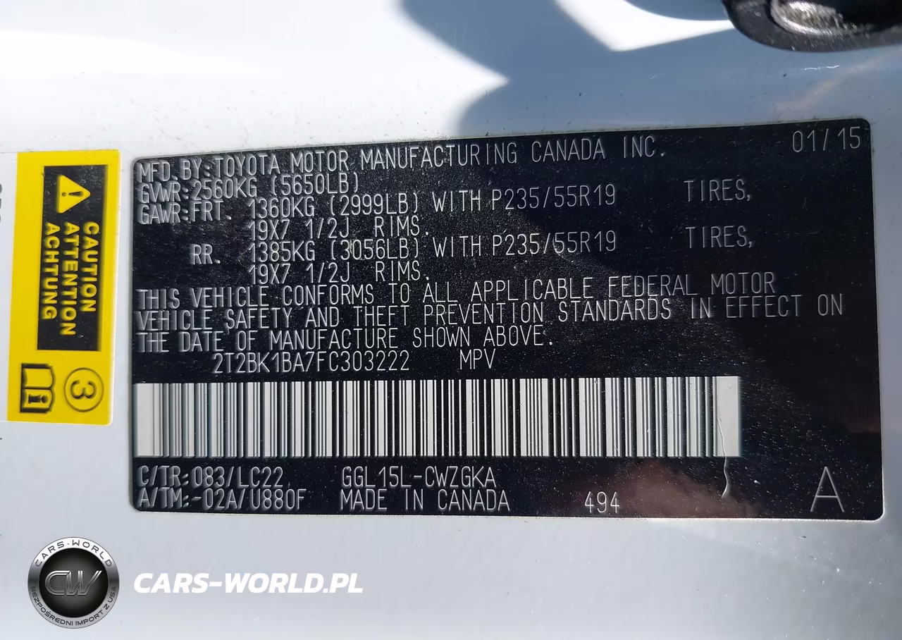2015 Lexus Rx 350 F Sport VIN:2T2BK1BA7FC303222 - 9