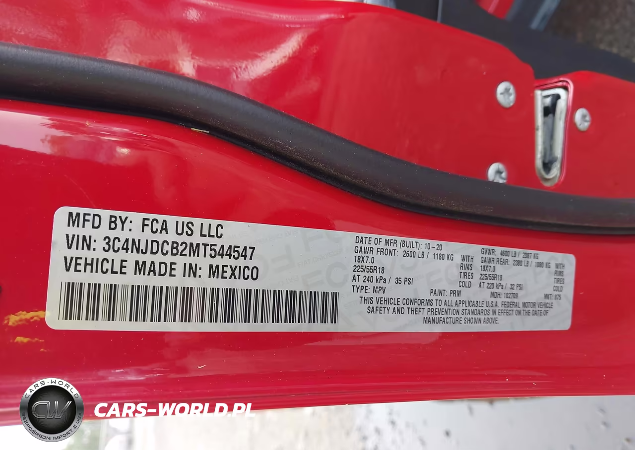 2021 Jeep Compass Limited 4X4 VIN:3C4NJDCB2MT544547 - 9