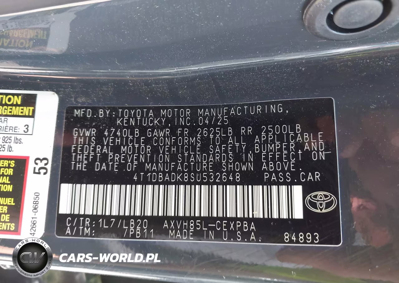 2025 Toyota Camry Xse VIN:4T1DBADK8SU532648 - 9