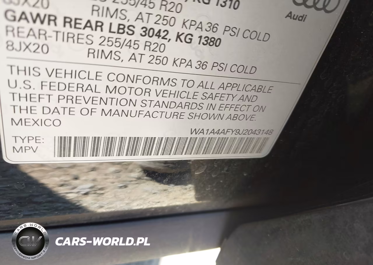 2018 Audi Sq5 3.0T Premium Plus VIN:WA1A4AFY9J2043148 - 9