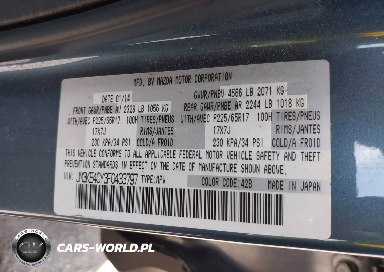 2015 Mazda Cx-5 Touring VIN:JM3KE4CY3F0433797 - 9