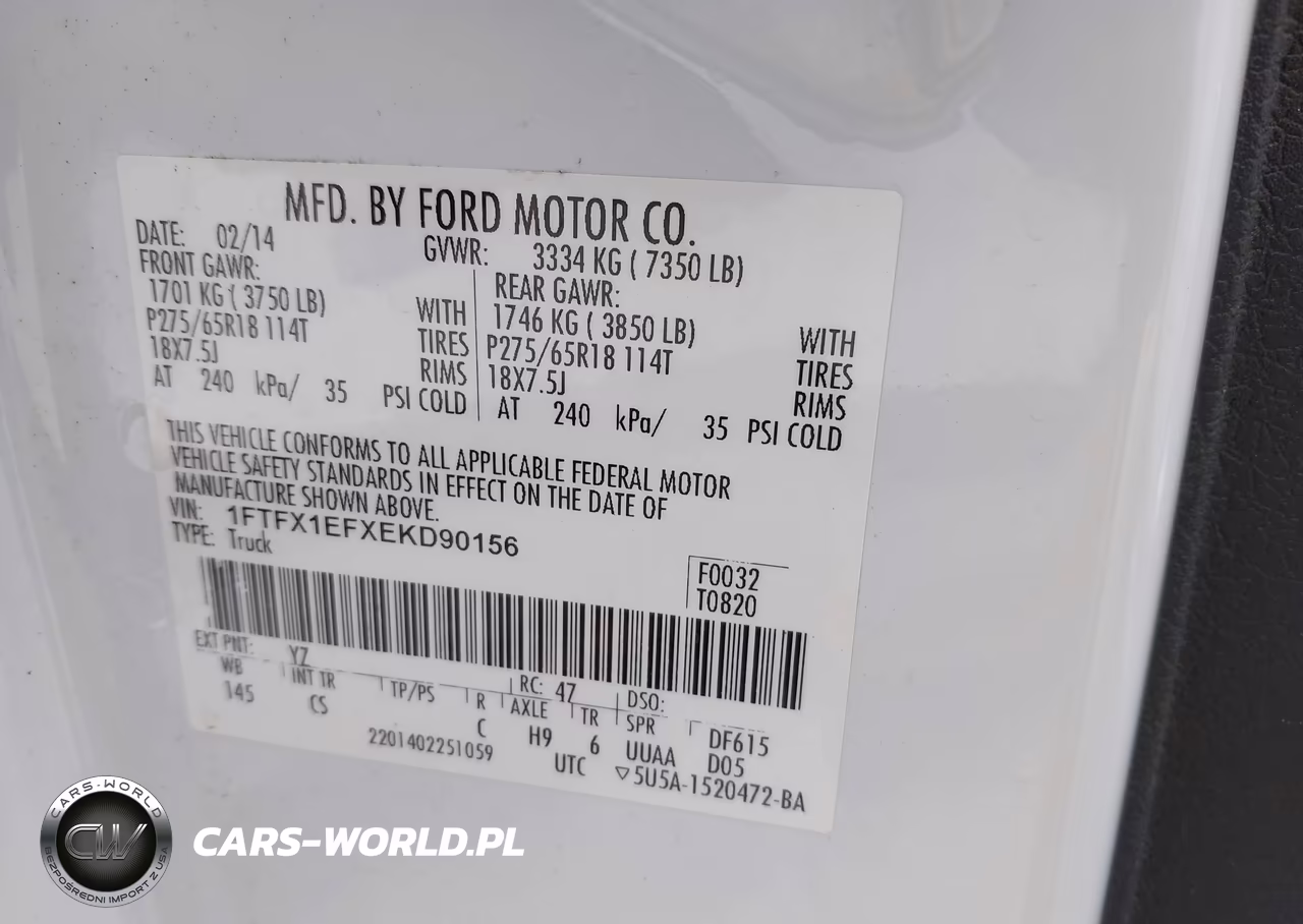 2014 Ford F-150 Stx VIN:1FTFX1EFXEKD90156 - 9
