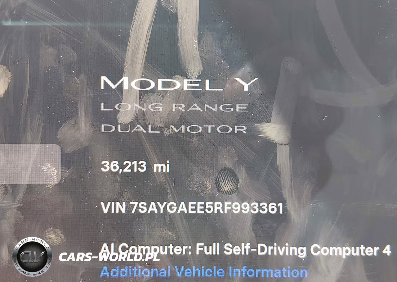 2024 Tesla Model Y Long Range Dual Motor All-Wheel Drive VIN:7SAYGAEE5RF993361 - 16