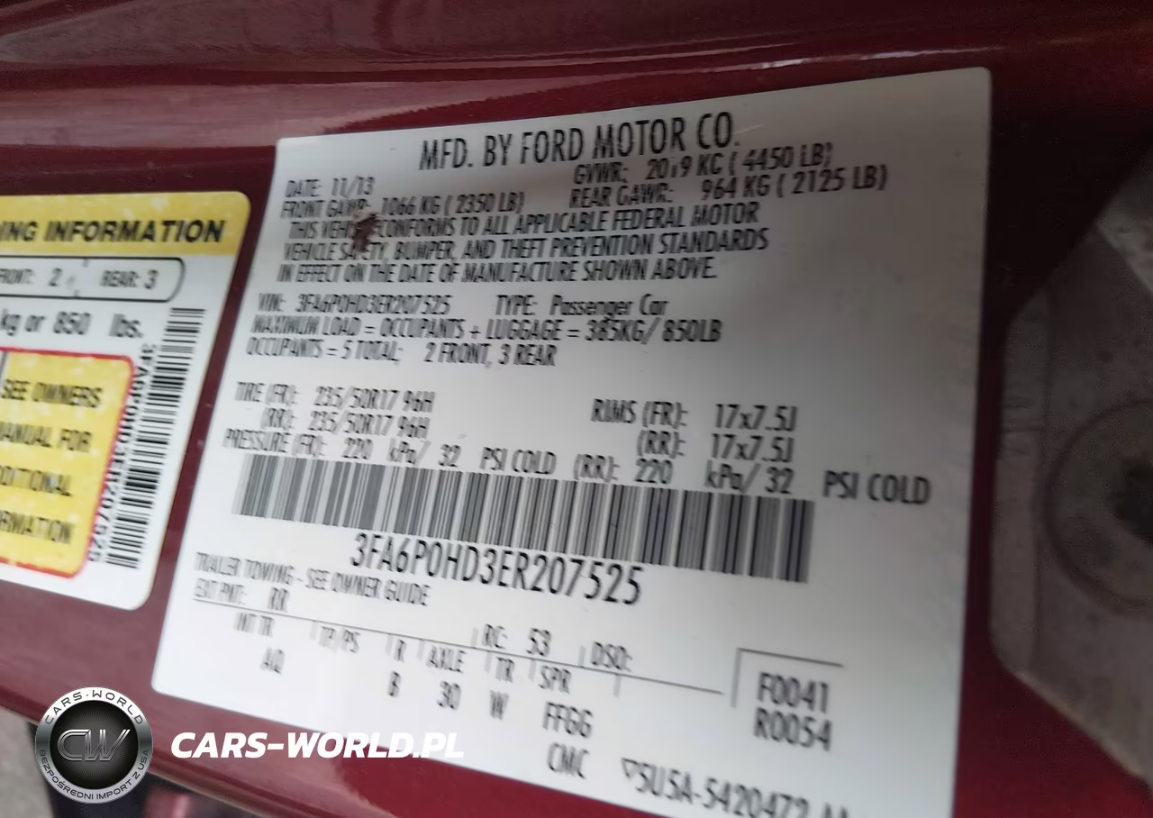 2014 Ford Fusion Se VIN:3FA6P0HD3ER207525 - 9