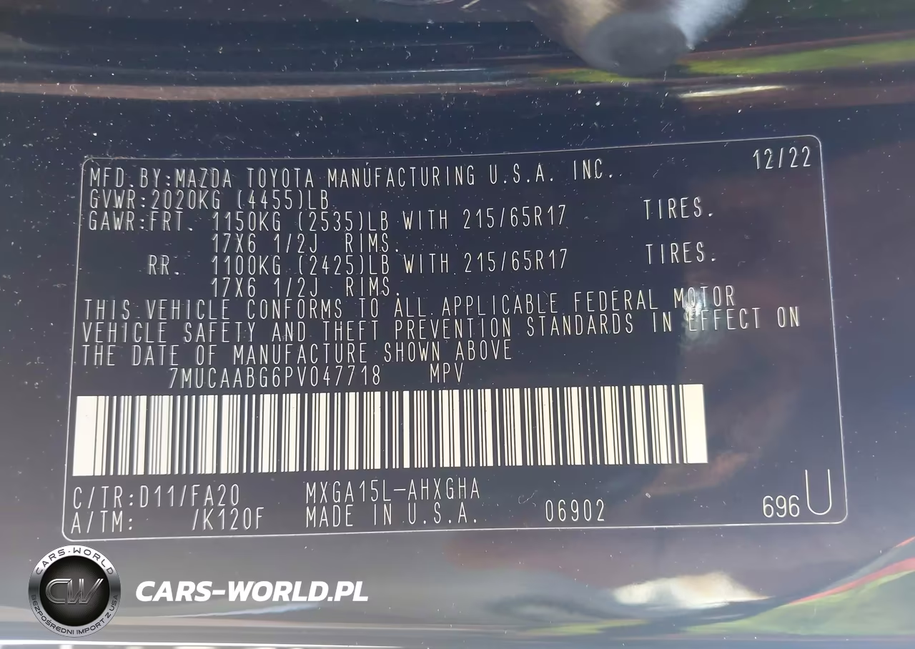 2023 Toyota Corolla Cross Le VIN:7MUCAABG6PV047718 - 9