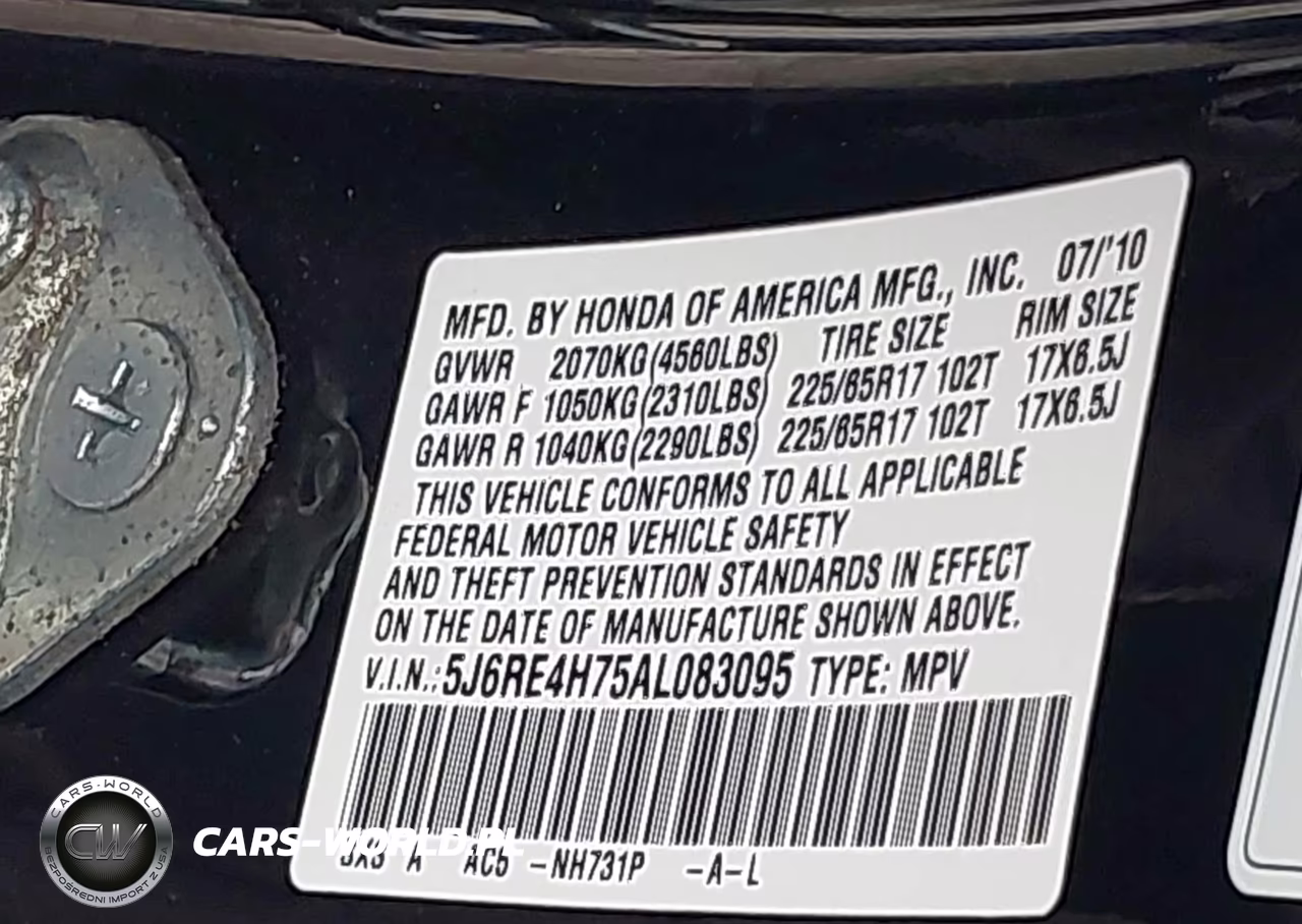 2010 Honda Cr-V Ex-L VIN:5J6RE4H75AL083095 - 17