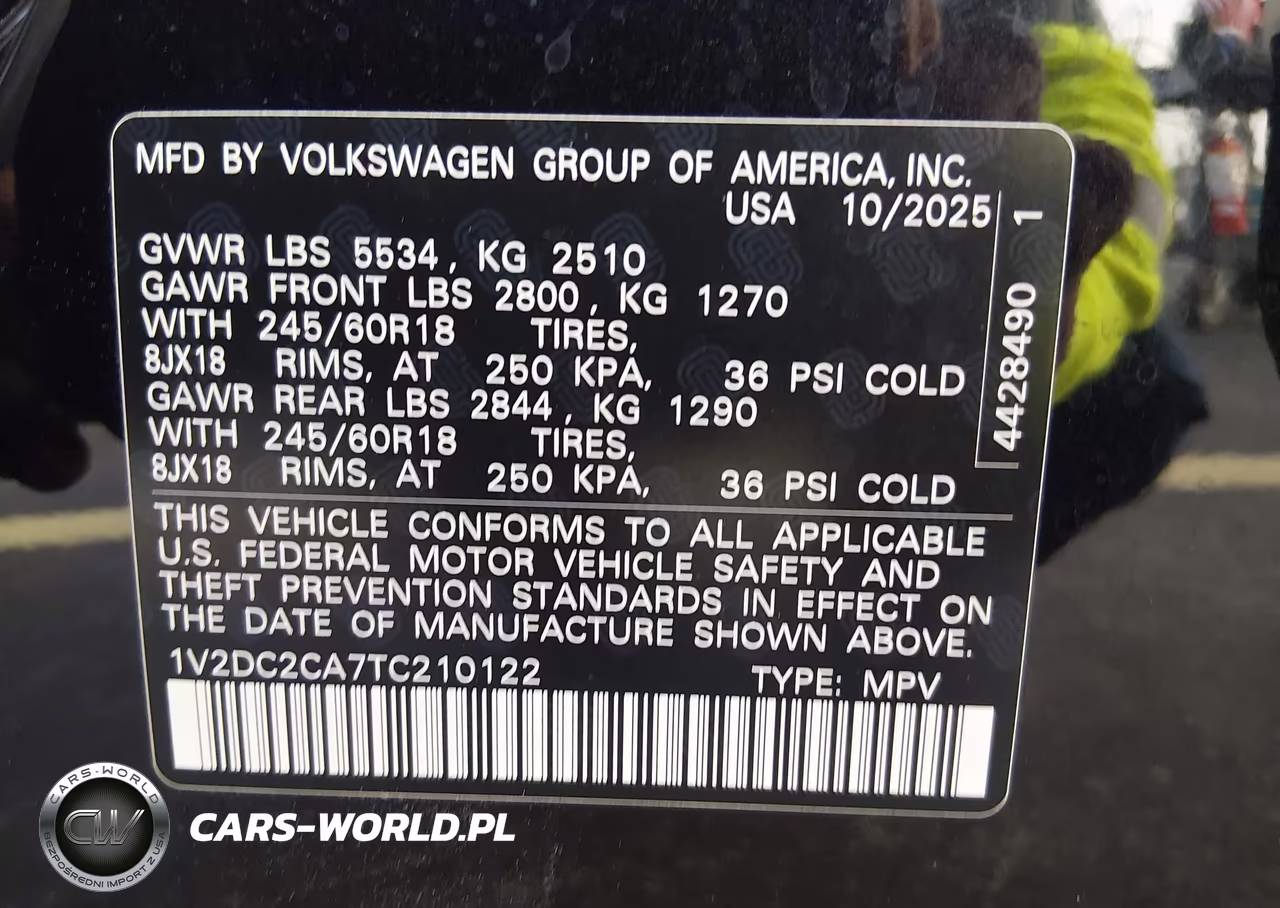 2026 Volkswagen Atlas Cross Sport Se-Se With Technology VIN:1V2DC2CA7TC210122 - 9