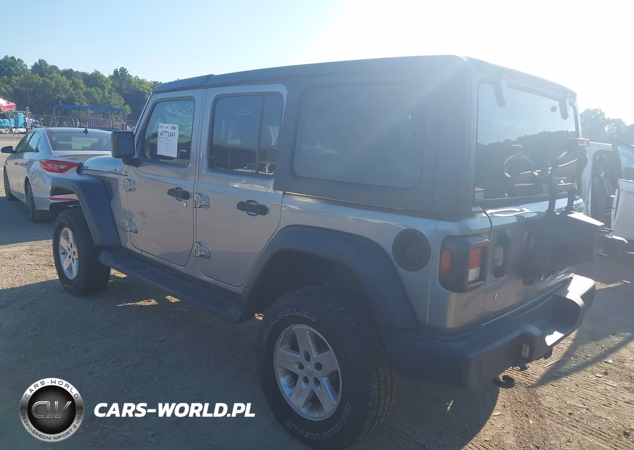 2018 Jeep Wrangler Unlimited Sport S 4X4 VIN:1C4HJXDG8JW177832 - 3