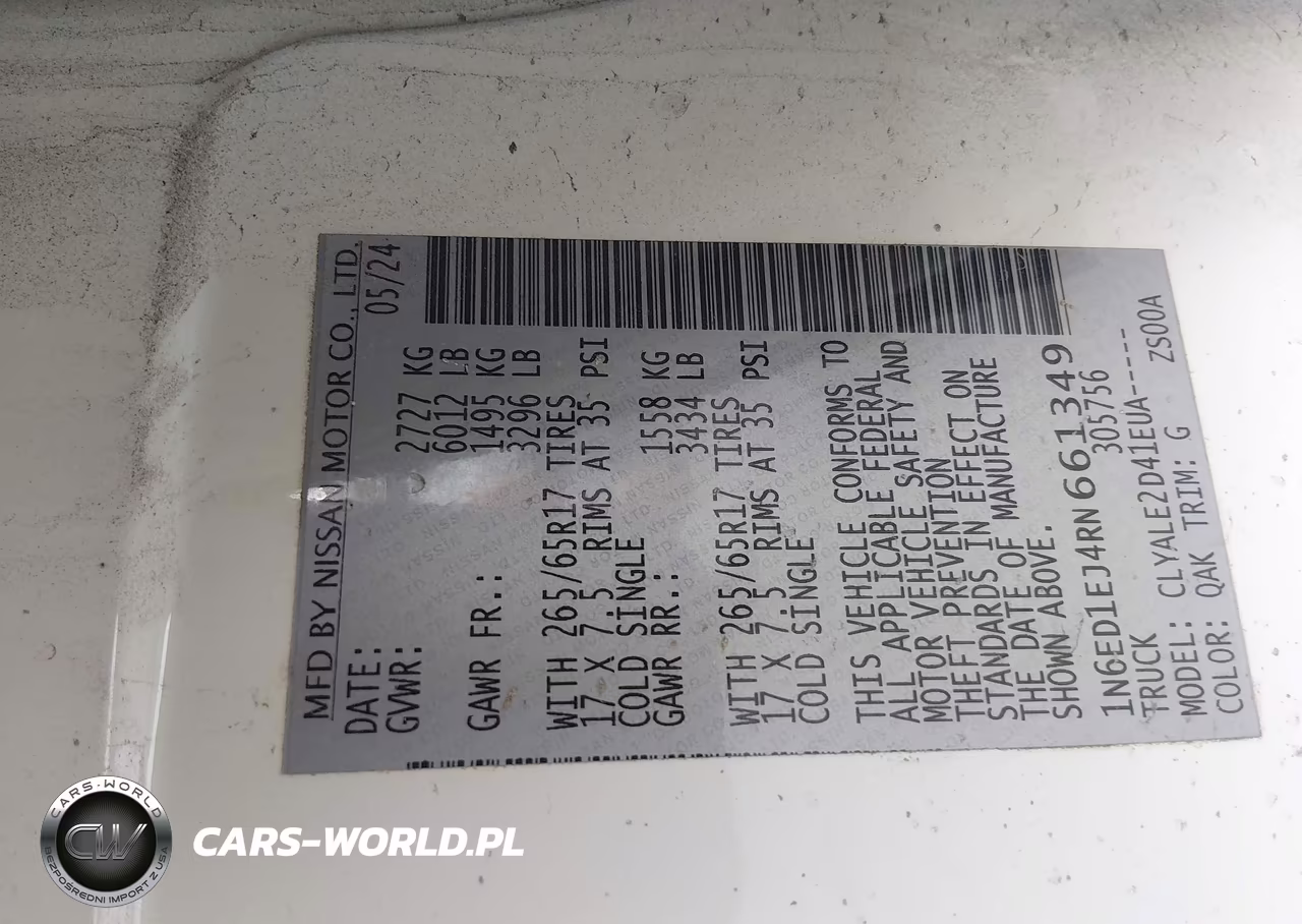2024 Nissan Frontier Sl 4X2 VIN:1N6ED1EJ4RN661349 - 9