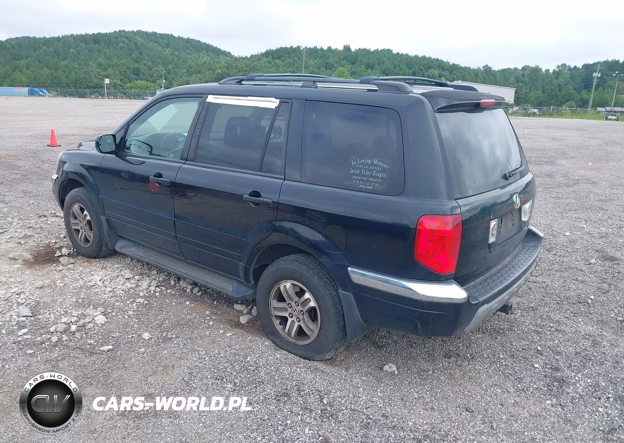 2003 Honda Pilot Ex-L VIN:2HKYF18633H532219 - 3