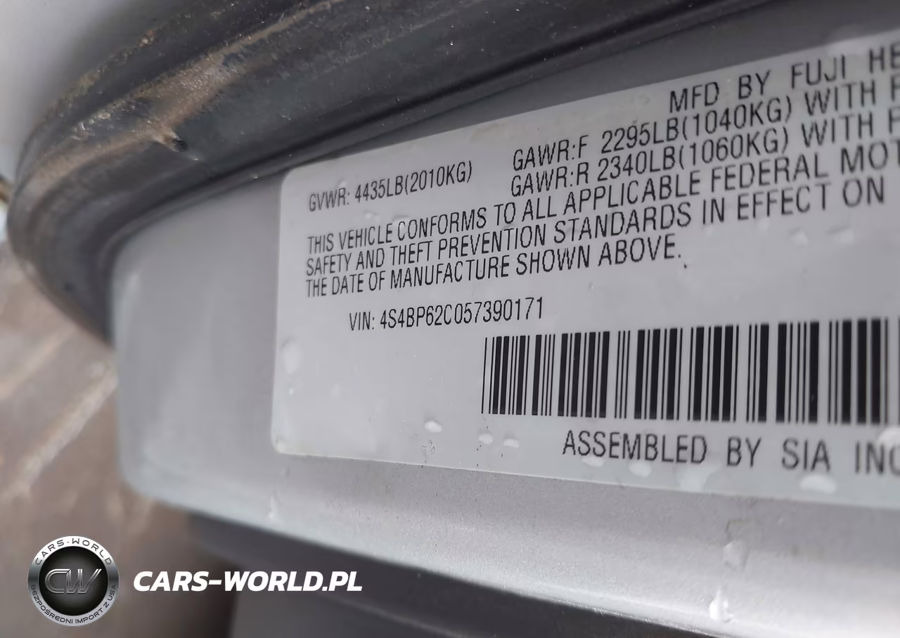 2005 Subaru Outback 2.5I Limited VIN:4S4BP62C057390171 - 9