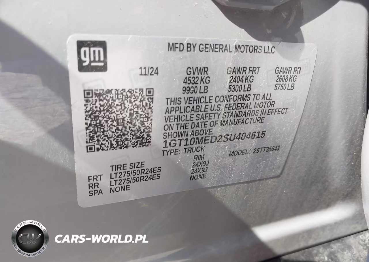 2025 GMC Sierra Ev Extended Range Denali VIN:1GT10MED2SU404615 - 9
