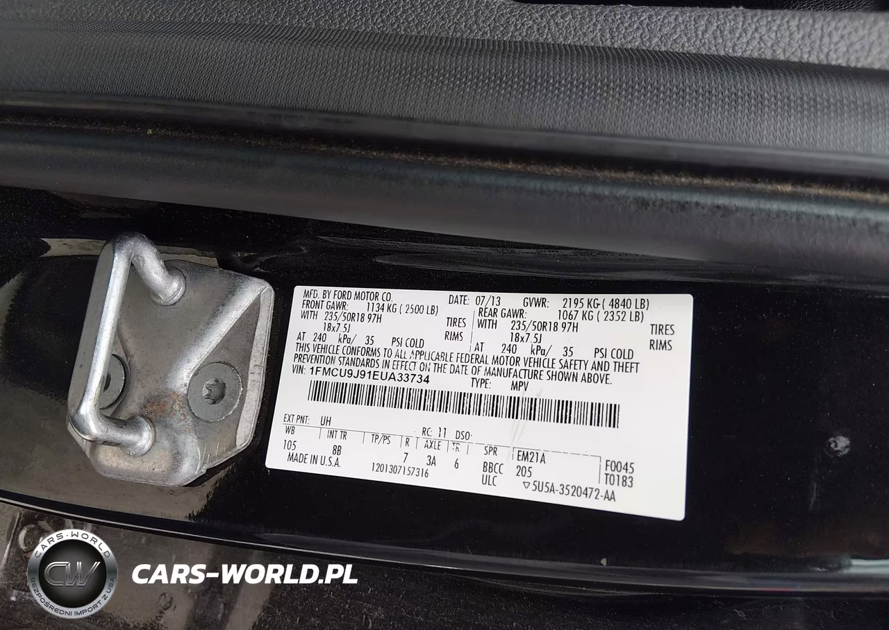 2014 Ford Escape Titanium VIN:1FMCU9J91EUA33734 - 9