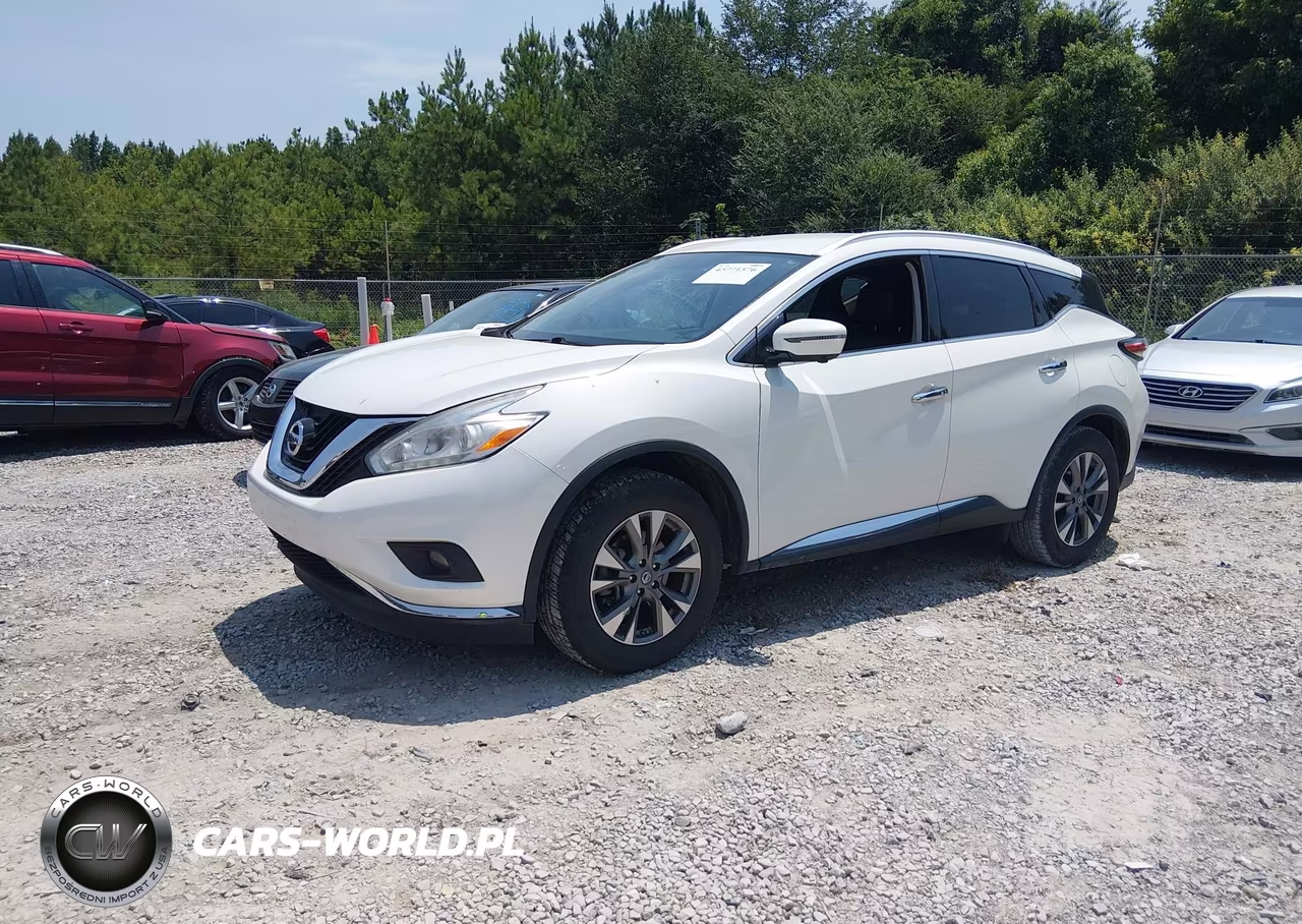2017 Nissan Murano Sl VIN:5N1AZ2MG9HN168811 - 2