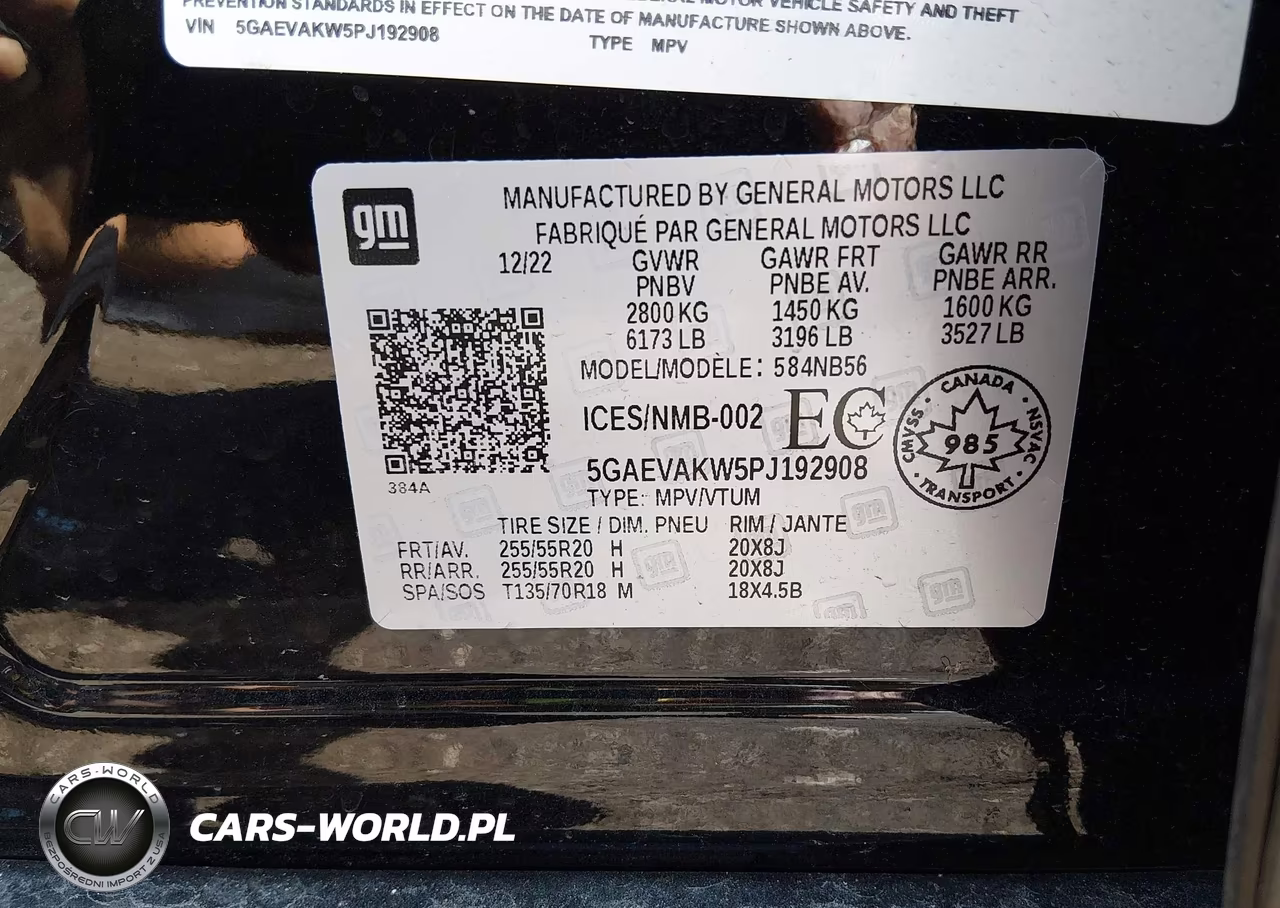 2023 Buick Enclave Essence Awd VIN:5GAEVAKW5PJ192908 - 9