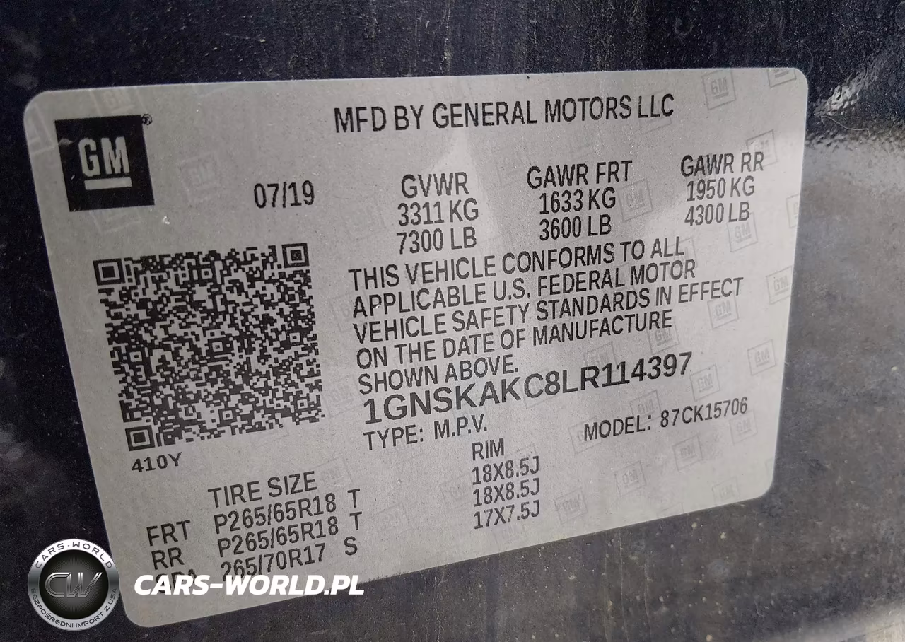 2020 Chevrolet Tahoe 4Wd Ls VIN:1GNSKAKC8LR114397 - 9