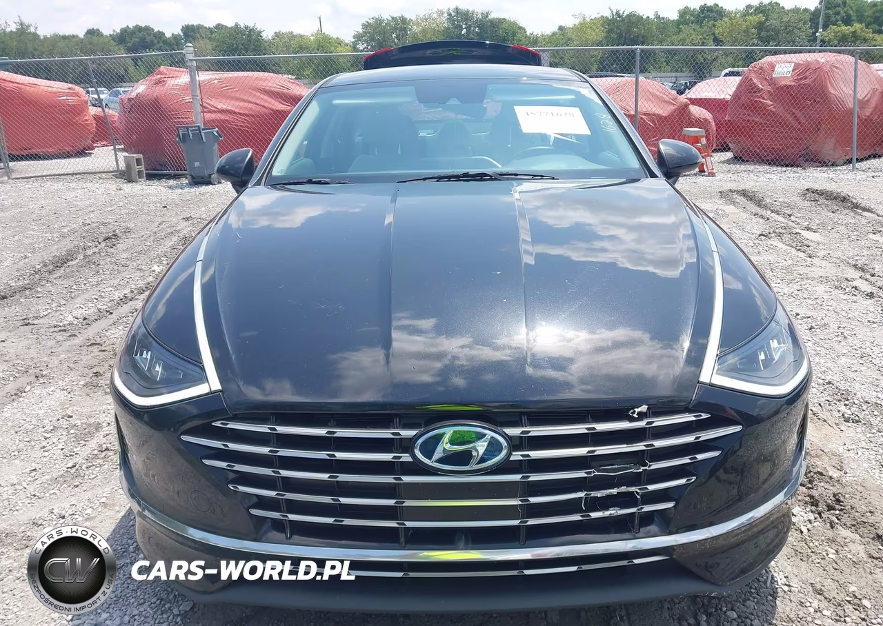 2021 Hyundai Sonata Blue VIN:KMHL24JJXMA030110 - 12