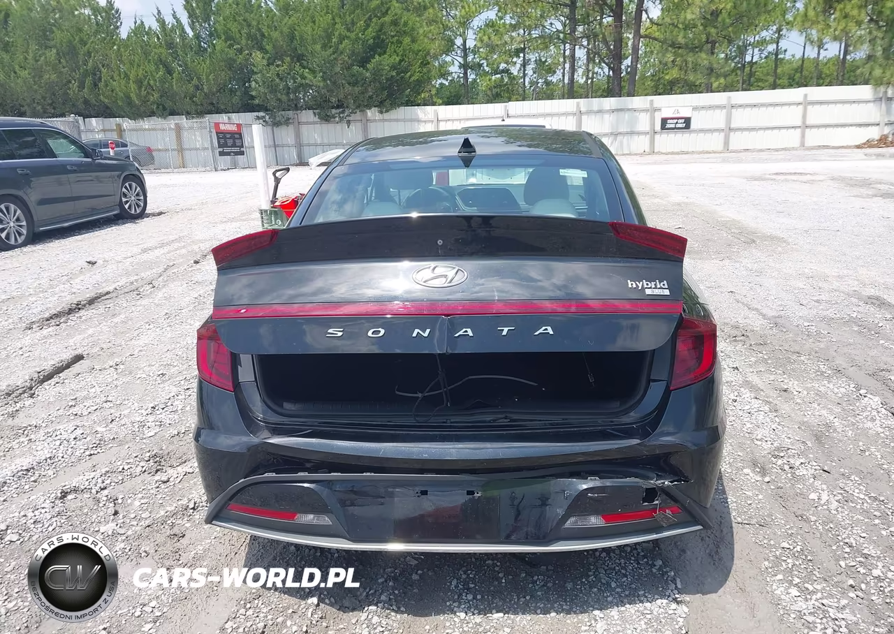 2021 Hyundai Sonata Blue VIN:KMHL24JJXMA030110 - 16