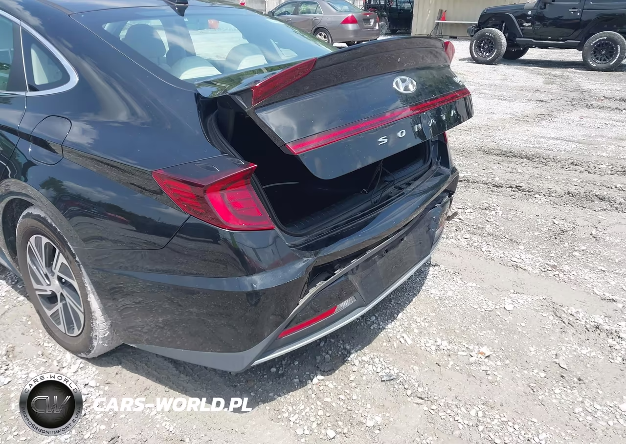 2021 Hyundai Sonata Blue VIN:KMHL24JJXMA030110 - 17